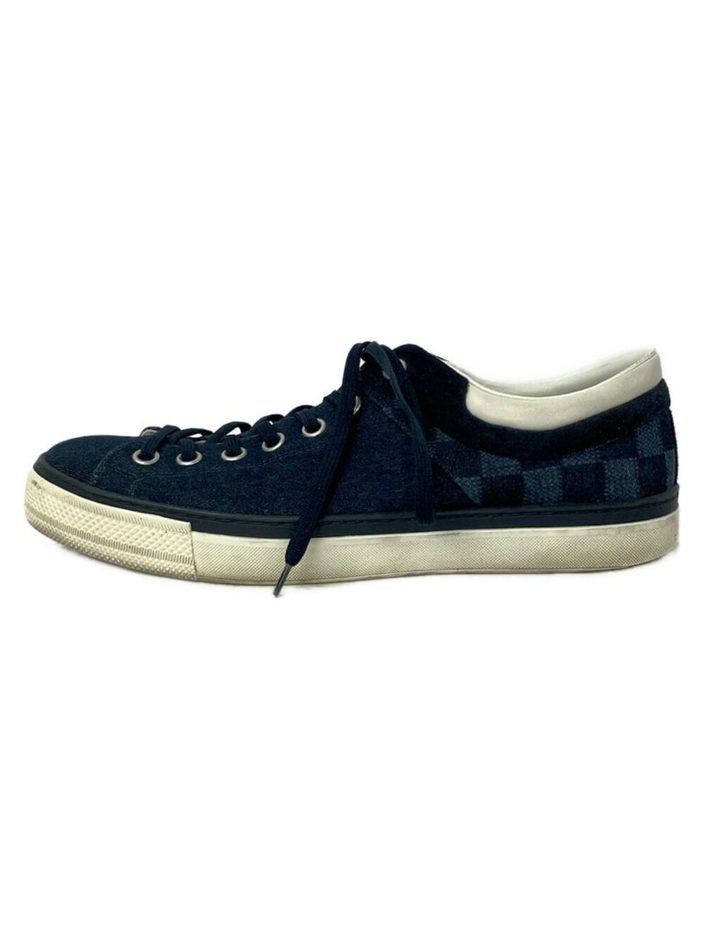Louis Vuitton Sneakers 2 1 Dark Navy Damier Pattern 7